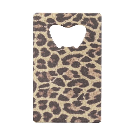 Bachelorette PartyLaten we Wilde Cheetah halen Creditkaart Flessenopener (Achterkant)