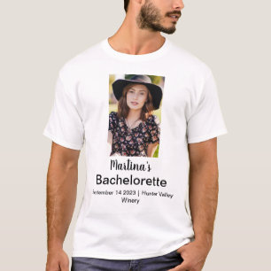 Bachelorette Persoonlijke naam Foto T-shirt