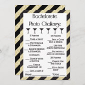 Bachelorette Photo Challenge Party Game Kaart (Voorkant / Achterkant)