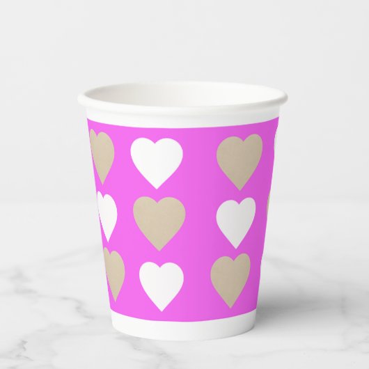 Bachelorette Pink Party Supplies Papieren Bekers (Voorkant)