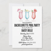 Bachelorette Pool Party Uitnodiging (Voorkant)