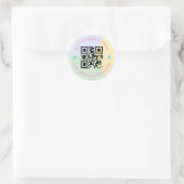 Bachelorette QR/Venmo-stickers van 90 Ronde Sticker (Tas)