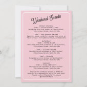 Bachelorette Reisplan Bach Weekend Retro Luipaard Kaart (Achterkant)