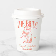 Bachelorette Retro Cocktail Oranje bruid