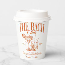 Bachelorette Retro Cocktail Sinaasappel Aangepast