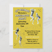 Bachelorette Retro Dance Party Uitnodigingen (Achterkant)