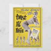 Bachelorette Retro Dance Party Uitnodigingen (Voorkant)