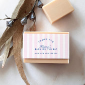 Bachelorette Retro Modern Roze & Marine Gepersonal Uitnodigingen Wikkel