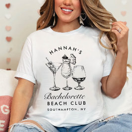 Bachelorette Retro Moderne Minimalistische Bruidsm T-shirt