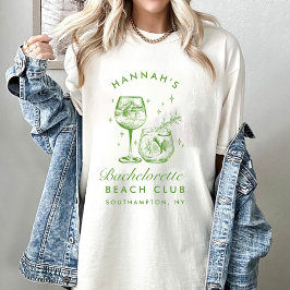 Bachelorette Retro Moderne Minimalistische Bruidsm T-shirt