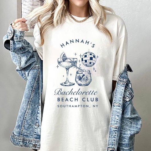 Bachelorette Retro Moderne Minimalistische Bruidsm T-shirt