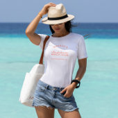 Bachelorette Retro Moderne Minimalistische Bruidsm T-shirt