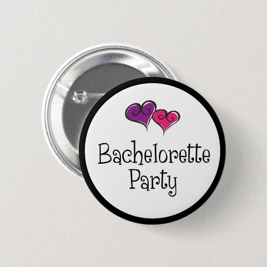 bachelorette ronde button 5,7 cm (Voorkant /achterkant)