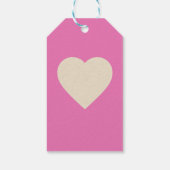 Bachelorette Roze Feest Cadeaulabel (Achterkant)