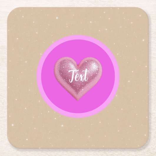 Bachelorette Roze Feest Kartonnen Onderzetters (Voorkant)