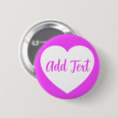 Bachelorette Roze Feest Ronde Button 5,7 Cm (Voorkant /achterkant)