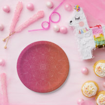 Bachelorette Roze & Oranje Ombré Kleurrijke Partij