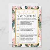 Bachelorette Scavenger Hunt game Kaart (Voorkant)