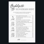 Bachelorette Scavenger Hunt vrijgezellenfeest game<br><div class="desc">Geniet van je vrijgezellenfeest met deze eenvoudige en leuke games. Bekijk ons collectie voor meer vrijgezellenfeest games in dezelfde stijl. Let erop dat deze games niet bewerkbaar zijn.</div>