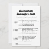 Bachelorette scavenger jachtspel, leuke bacheloret kaart (Voorkant)