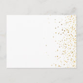 Bachelorette schattenjacht spel hen party aankondigingskaart (Achterkant)