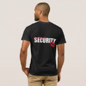 Bachelorette Security T-shirt (Achterkant volledig)