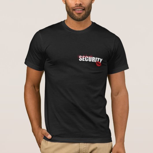 Bachelorette Security T-shirt (Voorkant)