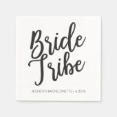 Bachelorette servetten - Bride Tribe servetten (Voorkant)