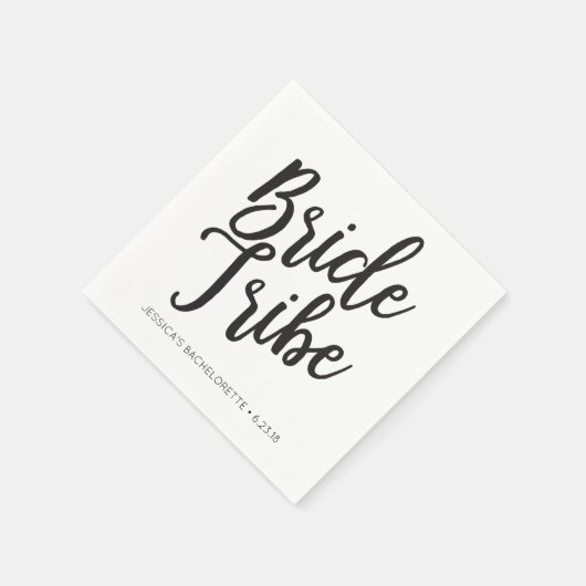 Bachelorette servetten - Bride Tribe servetten (Hoek)