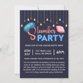 Bachelorette Sleepover Pajama Party Kaart (Voorkant)