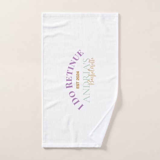 Bachelorette Spa Daghanddoeken Handdoek (Handdoek)