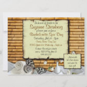 Bachelorette Spa Day Custom Invitations Kaart (Voorkant)