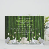 Bachelorette Spa Day Custom Invitations Kaart (Staand voorkant)