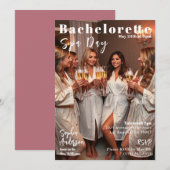 Bachelorette Spa Day Magazine Hoesje Kaart (Voorkant / Achterkant)