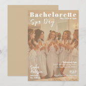 Bachelorette Spa Day Magazine Hoesje Kaart (Voorkant / Achterkant)