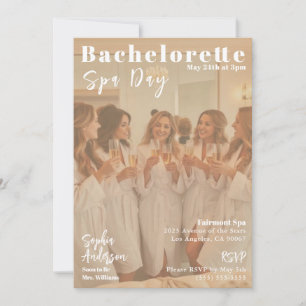Bachelorette Spa Day Magazine Hoesje Kaart