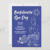 Bachelorette Spa Day Uitnodiging (Voorkant)