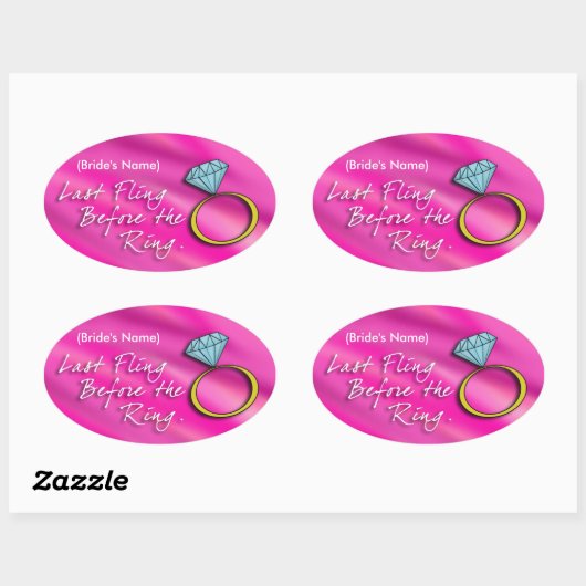 Bachelorette Stickers (laatste fluit) (Vel)