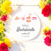 Bachelorette Strand Bikini Weekend  Zandsteen Onderzetter