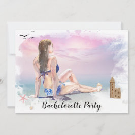 **Bachelorette Strand Weekendfeest QR Kaart