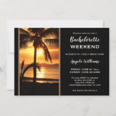 Bachelorette strandweekend routebeschrijving kaart (Voorkant)