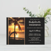 Bachelorette strandweekend routebeschrijving kaart (Staand voorkant)