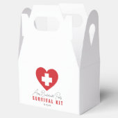 Bachelorette Survival Kit gepersonaliseerd Bedankdoosjes (Geopend)