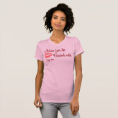 Bachelorette tank top party T-shirt (Voorkant volledig)