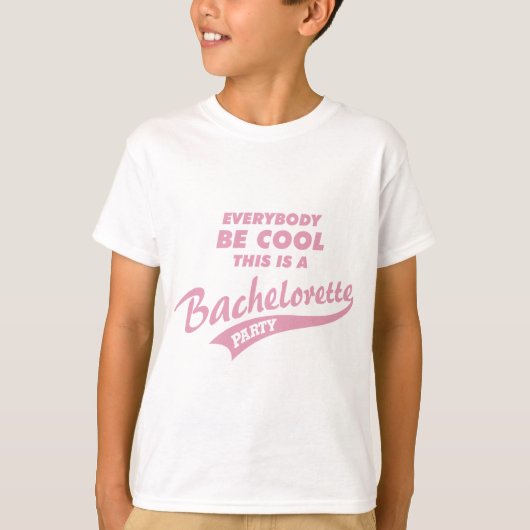 Bachelorette - Team Bride T-shirt (Voorkant)