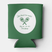 Bachelorette Tennis Bier Koozie (Voorkant)