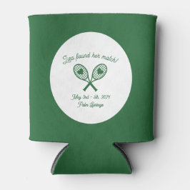 Bachelorette Tennis Bier Koozie