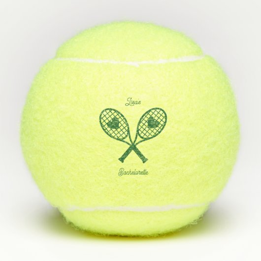 Bachelorette tennisbal tennisballen (Voorkant)