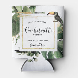 Bachelorette Tropische Palmen | Monogram Blikjeskoeler
