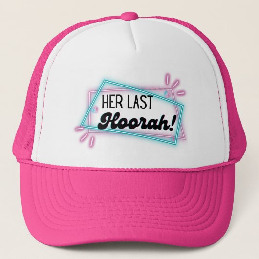 Bachelorette Trucker Hat (bruidsmeisje) Pet (Voorkant)